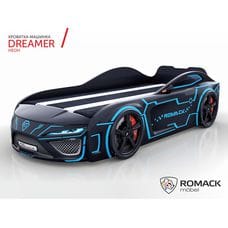 Кровать-машина Dreamer Neon black