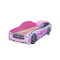Кровать-машина Додж розовый