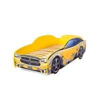 Кровать-машина Додж желтый