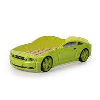 Кровать-машина Мустанг 3D (объемная пластиковая) зеленая