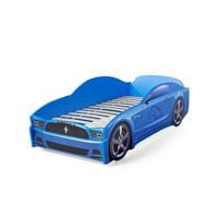 Кровать-машина Мустанг синий