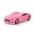 Кровать-машина объемная (3d) NEO БМВ розовый