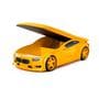 Кровать-машина объемная (3d) NEO БМВ желтый