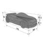 Кровать-машинка объемная (3d) EVO БМВ графит