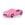 Кровать-машинка объемная (3d) EVO Мерседес розовый