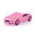Кровать-машинка объемная (3d) EVO Мерседес розовый