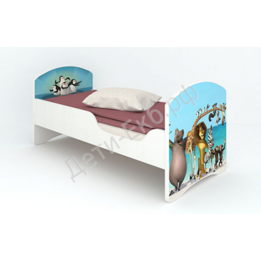 Кроватка "Мадагаскар" без ящиков