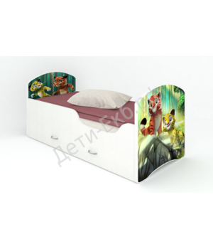 Кроватка с ящиками Лео и Тиг