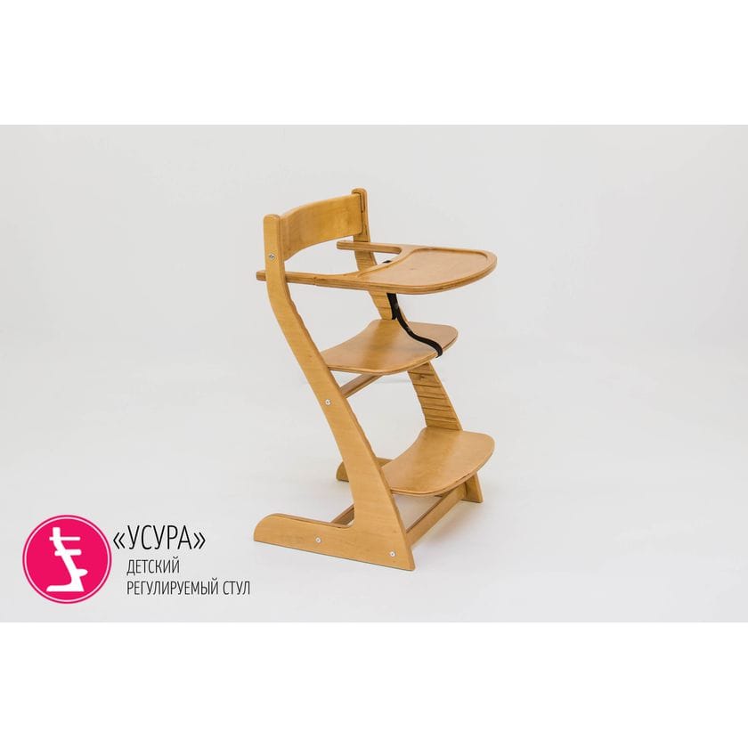 Детский регулируемый стул Урса древесный